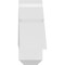 Ekena Millwork Kennewick Architectural Grade PVC Gable Bracket, 48"W x 8"H x 4"D x 4"F, 4/12 Pitch GBP048X08X0404KEN00 - alternate 5